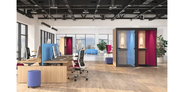 Panneau acoustique - modèle Silent room - Meubles intérieurs